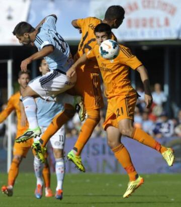 Jonny, Casemiro y Álvaro Morata.