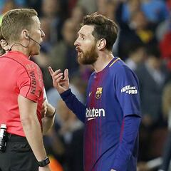 Messi, al árbitro: "Te cagas, te cagas y les estás regalando cosas"