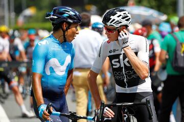 Con este triunfo el corredor del Movistar Team subió al quinto puesto de la clasificación general y está a 3'30" del líder Geraint Thomas. Su diferencia con con el podio es de 61 segundos.