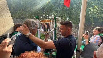 Joaquín, con Pellegrini.