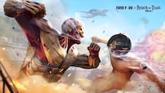 Evento Shingeki no Kyojin en Free Fire: cuándo empieza, tráiler, aspectos de Titanes, armas y más