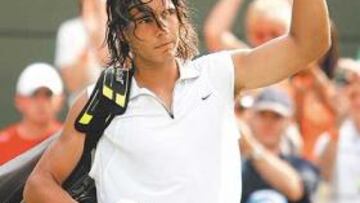 <b>CORTO PERIPLO. </b>Nadal cayó en segunda ronda, pero ha prometido dar mucha guerra en el futuro.