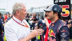 Sainz con Marko en Montreal.