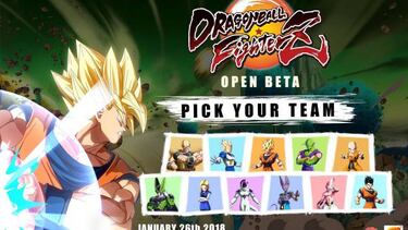 Dragon Ball FighterZ: personajes en la beta abierta
