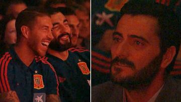 De las risas de Ramos y Albiol a las lágrimas de Güiza viendo el documental de Luis Aragonés