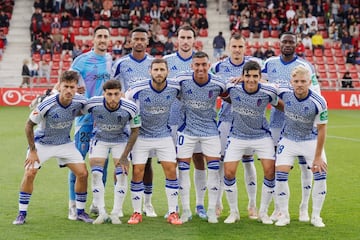 Alineación del Granada en Miranda de Ebro con Diego Mariño como portero.