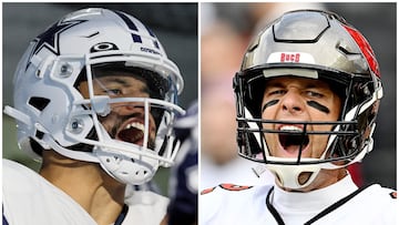 Tom Brady-Dak Prescott-Tampa Bay-Dallas Cowboys