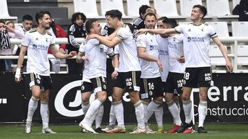 Miguel decidió el partido a favor del Burgos con su tanto ante el Tenerife.