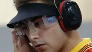 El tirador español Pablo Carrera ha quedado fuera de la final de pistola de aire comprimido a 50 metros.