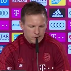 Nagelsmann, claro y conciso: "Me llega y me dice 'entrenador, me voy'"