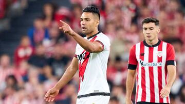 Radamel Falcao celebra su gol frente al Athletic.