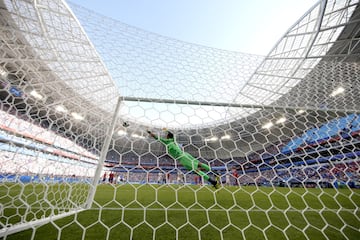 Costa Rica 0-1 Serbia | Aleksandar Kolarov lanzó un libre directo que fue imposible para Keylor Navas. 