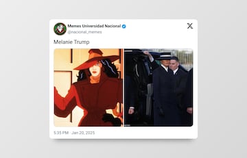 El look de Melania en la toma de posesin de Trump inunda las redes de memes 