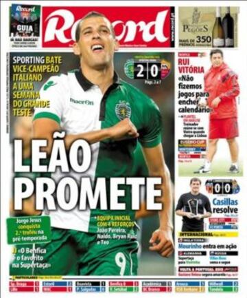 Portadas de la prensa deportiva