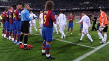 El pasillo del Barça al Madrid en la 2007/08