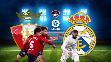 All the info you need on how and where to watch Liga leaders Real Madrid take on Osasuna at the El Sadar Stadium on Wednesday 20 April.