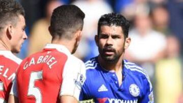 Encontronazo entre Gabriel y Diego Costa.