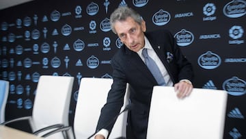 Carlos Mouri&ntilde;o, durante una comparecencia ante la Prensa.