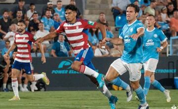 Arezo marcó su único  gol con el Granada ante el Ibiza en Can Misses.,