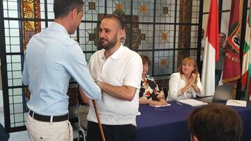 Asier Larrauri toma posesión como alcalde de Bermeo
AYUNTAMIENTO DE BERMEO
17/6/2023