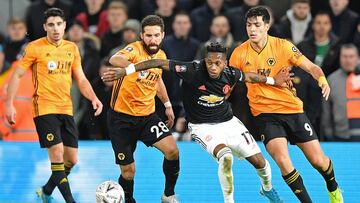 Wolves y Manchester United jugarán el replay en la FA Cup