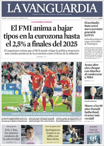 España es una fiesta, bravissimo... las portadas en prensa tras la victoria ante Italia