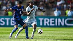 Sutalo y Leão, durante un amistoso de preparación para esta Eurocopa.