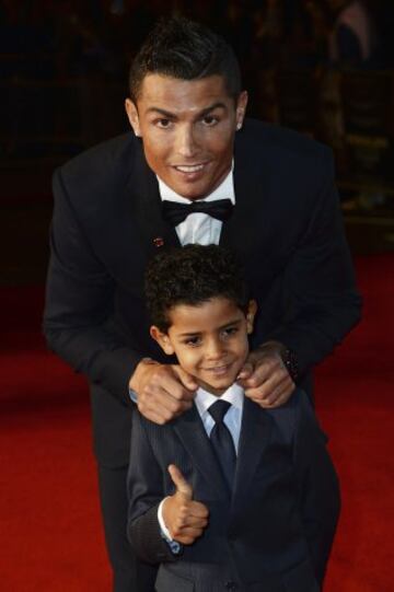 Cristiano Ronaldo y su hijo, Cristiano Ronaldo Jr.