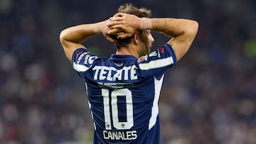 Sergio Canales of Monterrey during the Semifinal second leg match between Monterrey and Atletico de San Luisas part of the Liga BBVA MX, Torneo Apertura 2024 at BBVA Bancomer Stadium on December 07, 2024 in Monterrey, Nuevo Leon, Mexico.