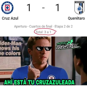 Cruz Azul ya está en semifinales y los memes lo saben