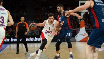 De Colo, durante el partido