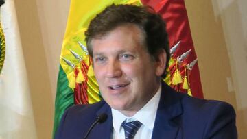 El presidente de la CONMEBOL, Alejandro Domínguez.