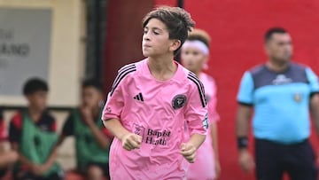 La asistencia del hijo de Messi que recuerda los mejores momentos de su padre