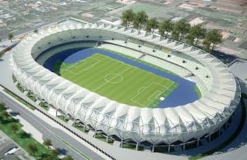 Estadio Ester Roa | Concepci&oacute;n: El estadio m&aacute;s importante de la regi&oacute;n del Bio Bio fue el &uacute;ltimo en sumarse como sede debido a los retrasos en su remodelaci&oacute;n. De hecho se le dar&aacute; m&aacute;s tiempo y su aparici&oacute;n como sede ser&aacute; despu&eacute;s de la fase de grupos. Est&aacute; en plena construcci&oacute;n y tendr&aacute; una capacidad para 35 mil espectadores.