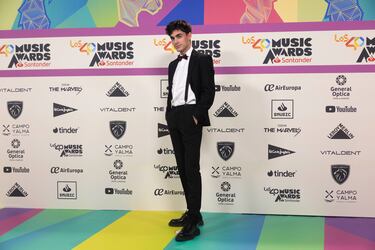 Charlie USG posa en el photocall. 
 
 