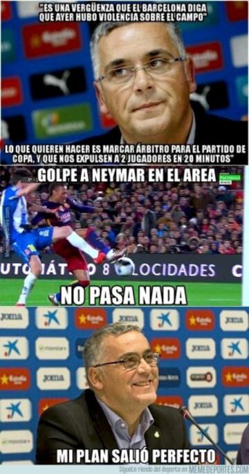 Los mejores memes de los incidentes del Barcelona-Espanyol de Copa