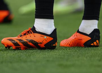 Las Adidas Predator Accuracy.1 que portó el defensor del Real Madrid, David Alaba, durante el encuentro.