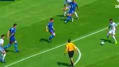 La participación de Rodríguez en gol del empate de Pumas