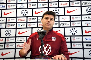 US Men's National Team head coach Mauricio Pochettino. EFE/EPA/DUSTIN SAFRANEK
