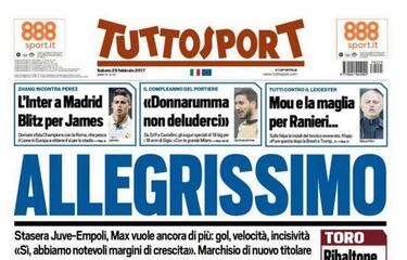 El Inter negocia por James en Madrid según 'Tuttosport '