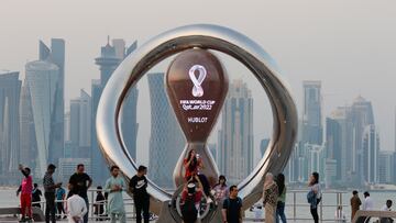 Doha, Qatar previo a que se lleve a cabo la Copa del Mundo.