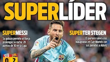 Foco para Messi y Ter Stegen, los líderes del líder