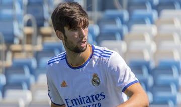 Theo Zidane, con el Castilla.