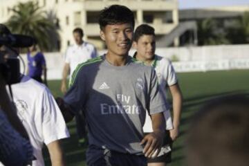 Debut del primer futbolista chino que ficha el Real Madrid