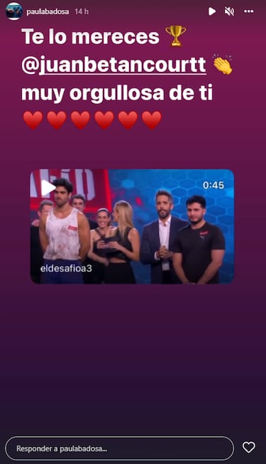 El comentario de Paula Badosa a Juan Betancourt que deja ver sus planes de futuro