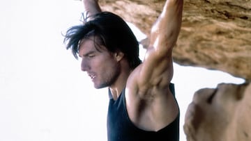 tom cruise mision imposible 2 escena escalada