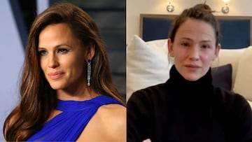 La actriz Jennifer Garner rompe a llorar en mitad de un directo de Instagram