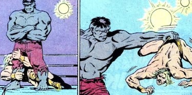 Hulk Hogan y el momento soñado en el que la leyenda de la lucha libre se enfrentó al Hulk de Marvel