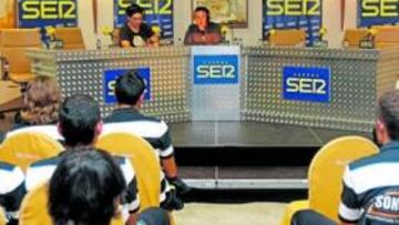 <b>AL COMPLETO. </b>Toda la plantilla del equipo acudió al programa.