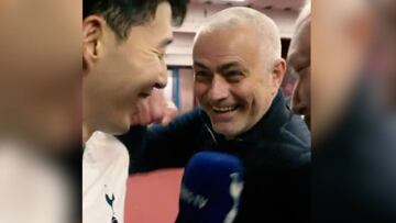 Mourinho o cómo meter un palo a tu futbolista y sonar gracioso: la cara de Son lo explica todo...